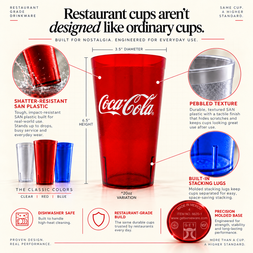 Coca-Cola & Pepsi Restaurant Tumblers