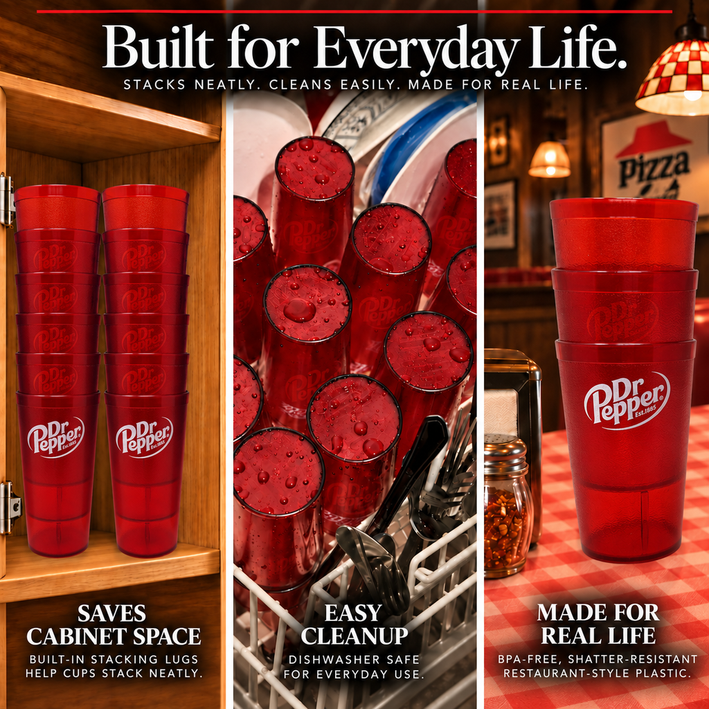 Dr Pepper Restaurant Tumblers