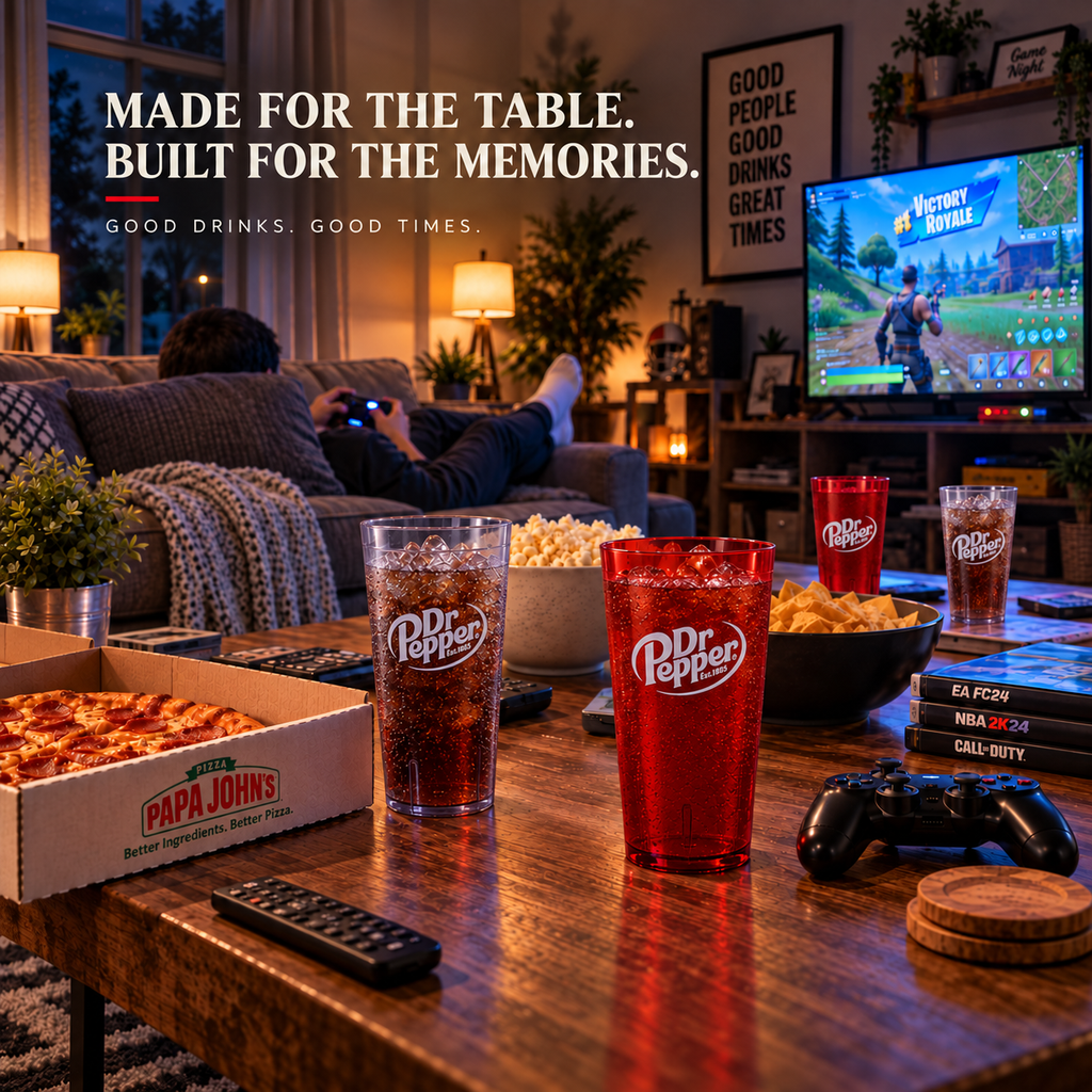 Dr Pepper Restaurant Tumblers