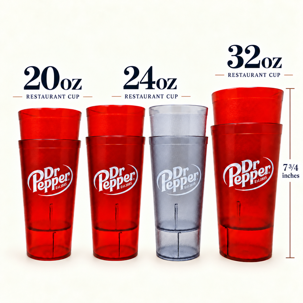 Dr Pepper Restaurant Tumblers