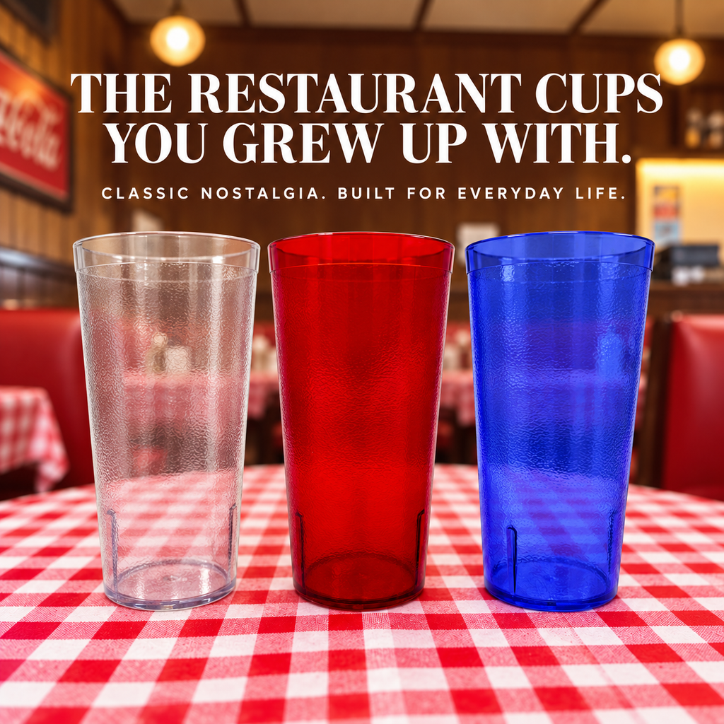 Red, White & Blue Restaurant Tumblers 20oz