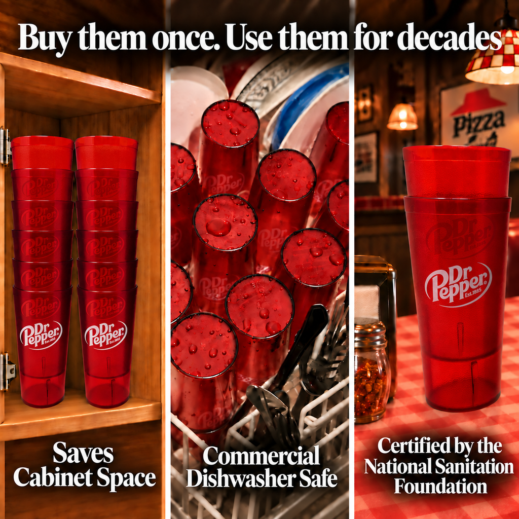 Dr Pepper Restaurant Tumblers