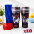 America 250 year anniversary Reusable Cups with Straws and Lids - Made in America 32oz - 10pcs or 4pcs