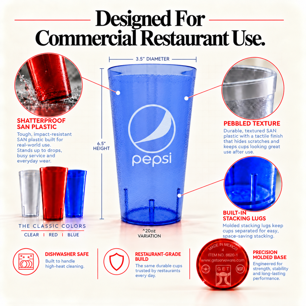 Coca-Cola & Pepsi Restaurant Cups